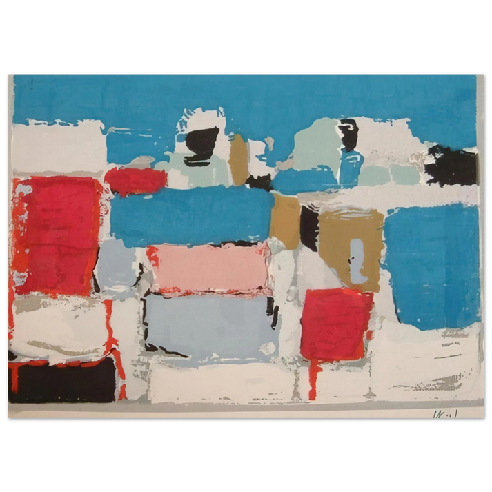 Nicolas de Stael - MÃƒÂ©diterranÃƒÂ©e 01 - Art Informel Fine Art Poster