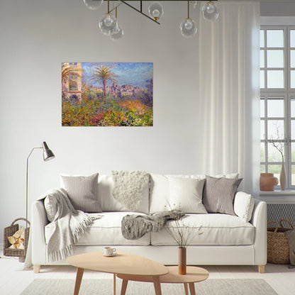 Villas at Bordighera 03 - claude monet Brushed Aluminum Print - 70x100 cm / 28x40 inches | claude monet Aluminum Print | claude monet Prints