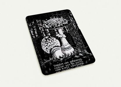 EMBLEMATA TOADSTOOL By MC Escher Pack of 10 Post Cards | MC Escher Post Cards | A6 (10.5 x 14.8 cm) - 4.1 x 5.8 inches