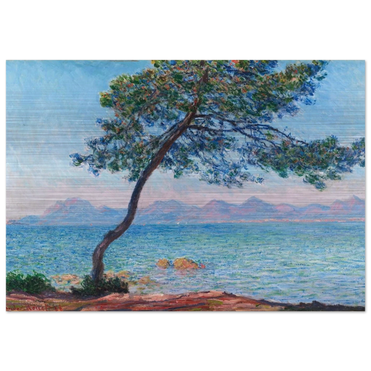 The Esterel Mountains - claude monet Brushed Aluminum Print - 70x100 cm / 28x40 inches | claude monet Aluminum Print | claude monet Prints