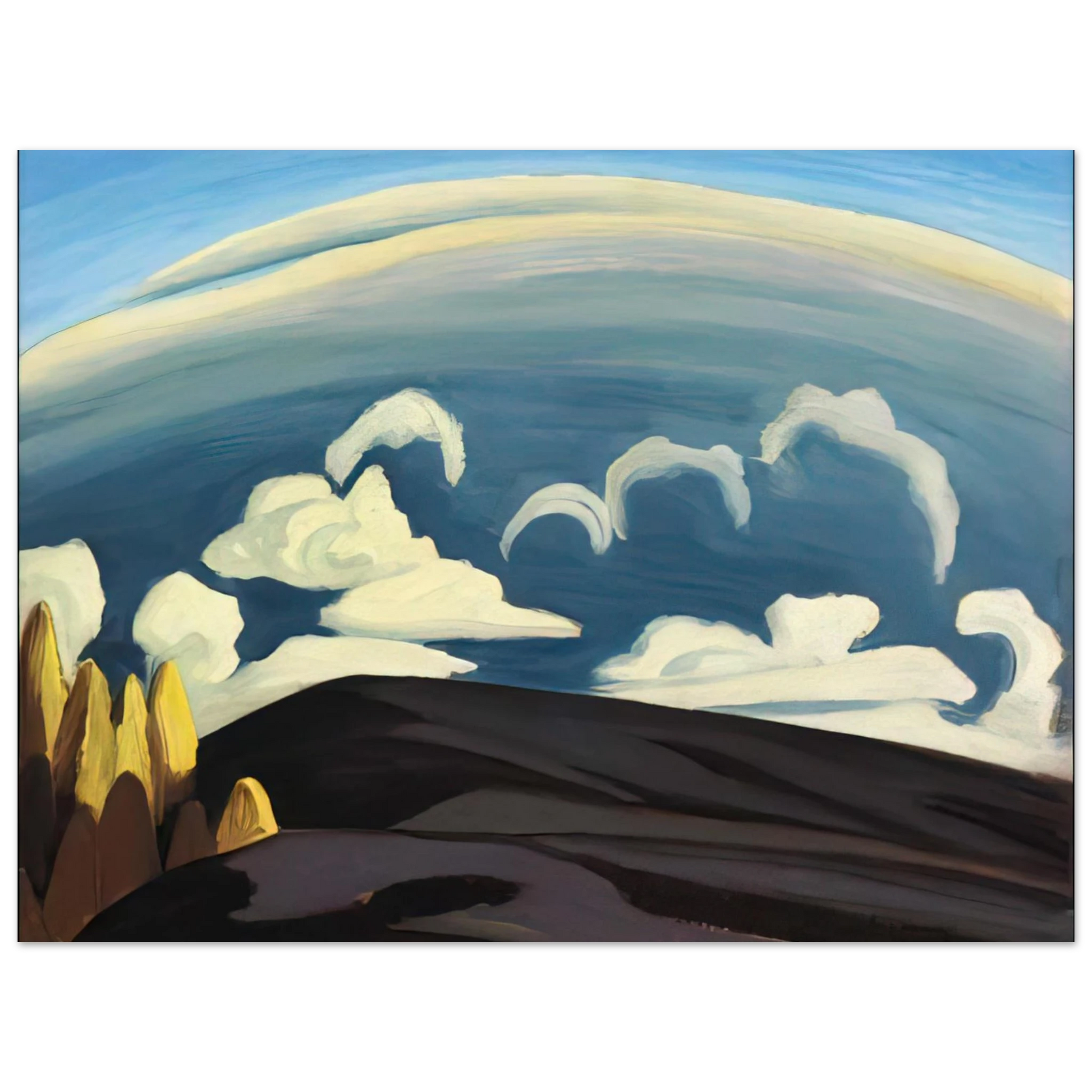 Lawren Harris - Aftermath of Storm - Lake Superior Sketch XXXIV - 1926 Fine Art Poster - Default Title