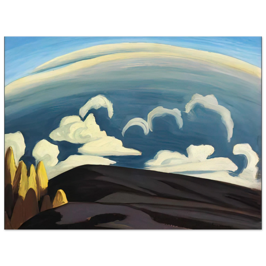 Lawren Harris - Aftermath of Storm - Lake Superior Sketch XXXIV - 1926 Fine Art Poster - Default Title