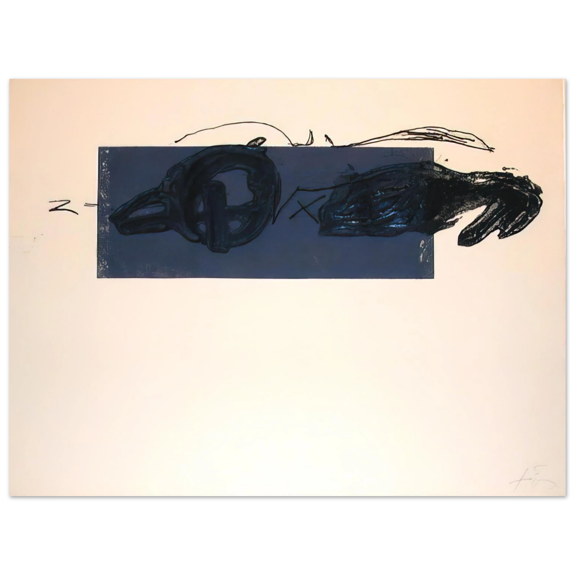 Antoni Tapies - Z 1981 Fine Art Poster - Default Title