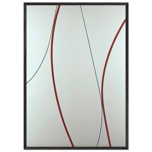 Untitled - 1964 N8 - Lorser Feitelson Framed Art Print – Black Wooden Frame - Default Title - -Framed Art Print