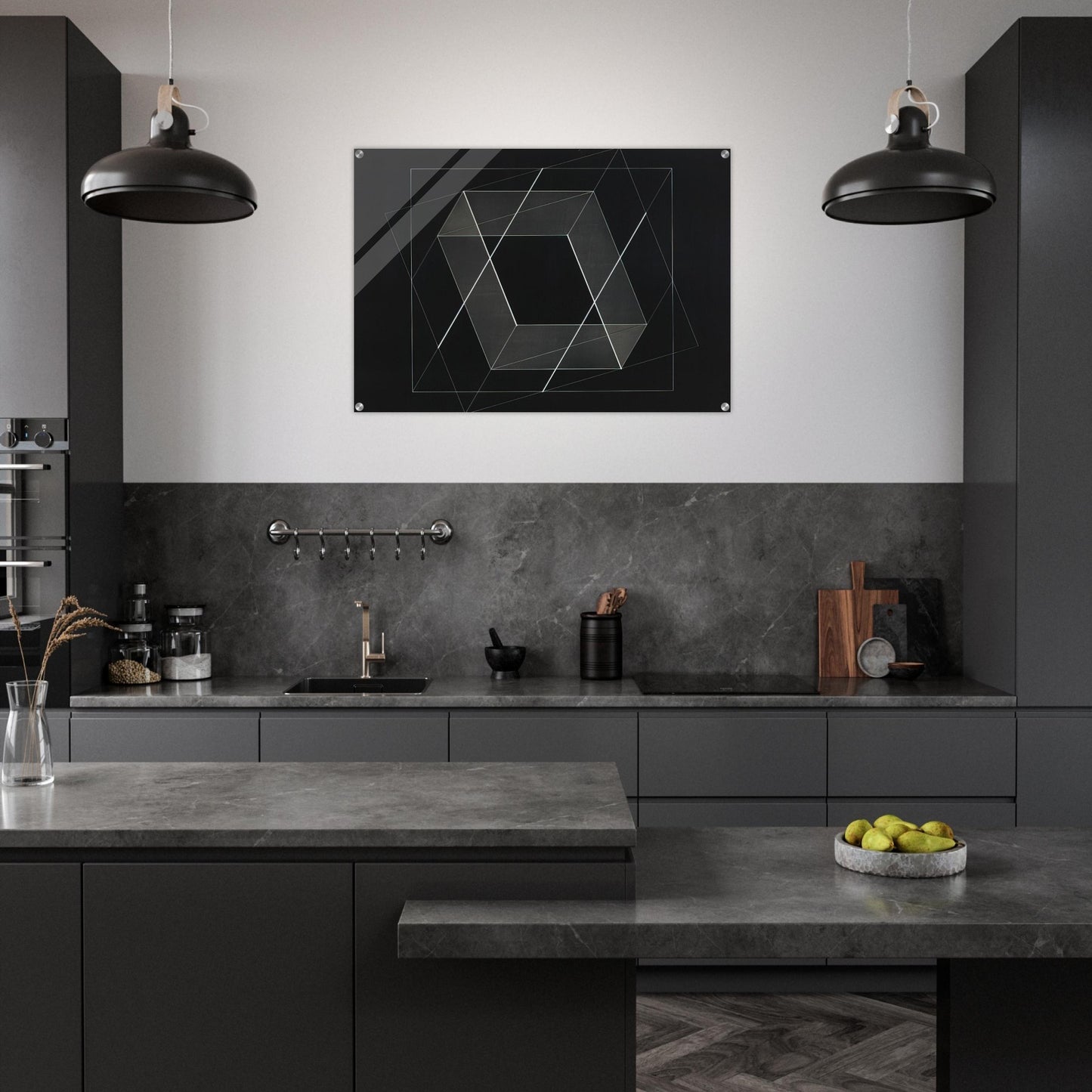 F NO 13 MULTI MOBILE 1952 - Josef Albers Acrylic Print - 70x100 cm / 28x40″ inches | Josef Albers Wall Art | Josef Albers Prints