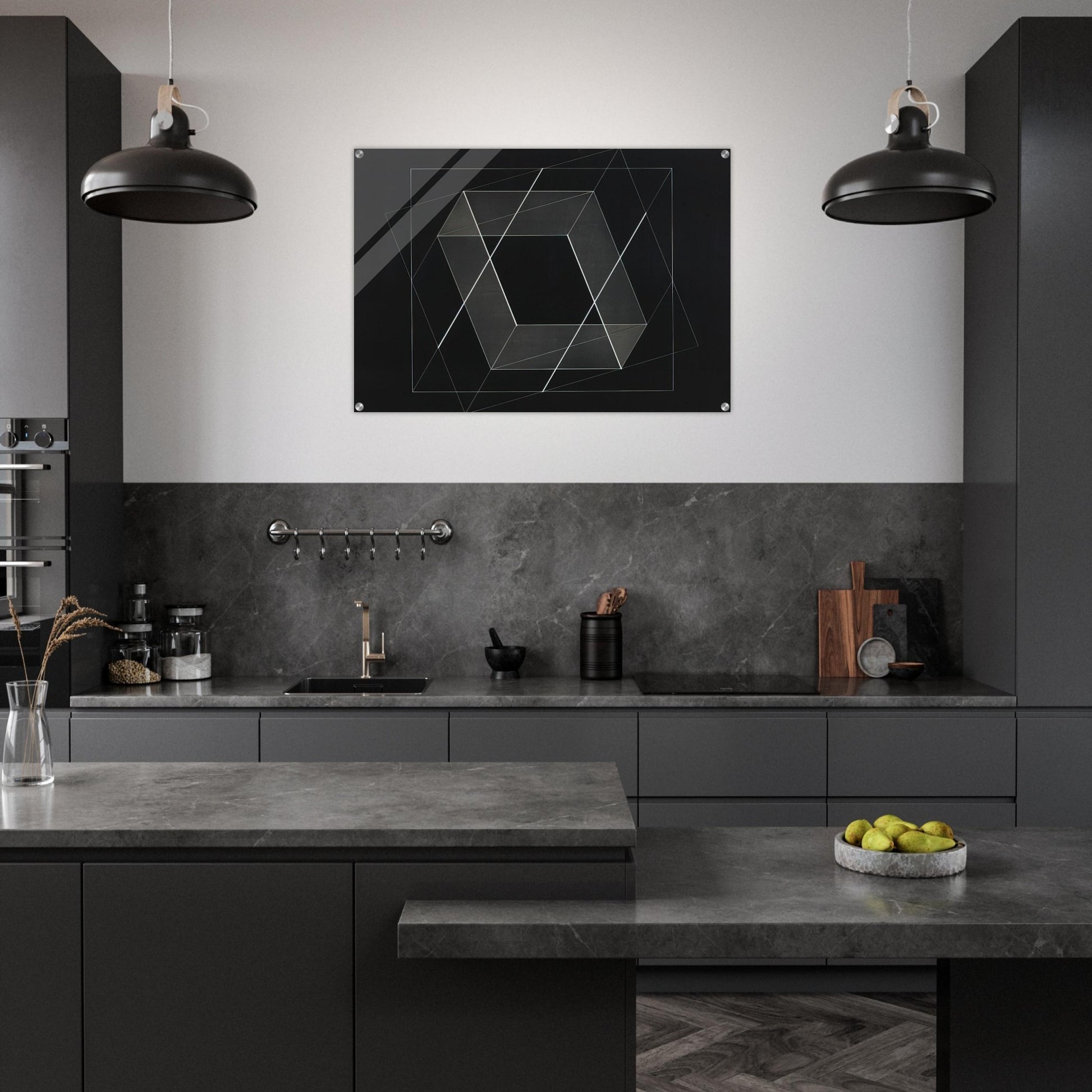 F NO 13 MULTI MOBILE 1952 - Josef Albers Acrylic Print - 70x100 cm / 28x40″ inches | Josef Albers Wall Art | Josef Albers Prints