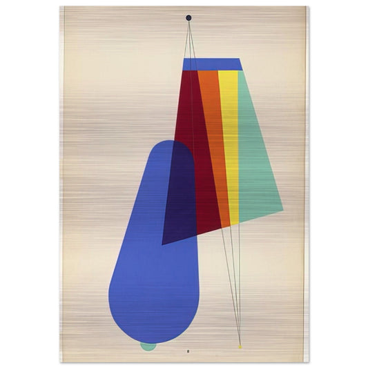LONG DISTANCE FROM THE PORTFOLIO REVOLVING DOORS 1926 - Man Ray Brushed Aluminum Print - 70x100 cm / 28x40 inches | Man Ray Aluminum Print | Man Ray Prints
