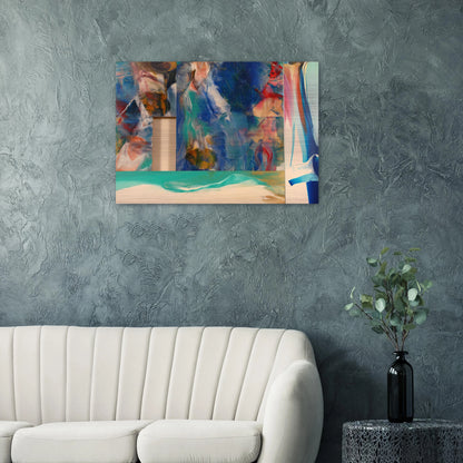 Icon - Sam Gilliam Brushed Aluminum Print - 70x100 cm / 28x40 inches | Sam Gilliam Aluminum Print | Sam Gilliam Prints