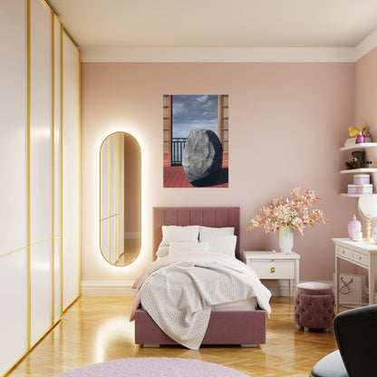 INVISIBLE WORLD 1954 - Rene Magritte Brushed Aluminum Print - 70x100 cm / 28x40 inches | Rene Magritte Aluminum Print | Rene Magritte Prints