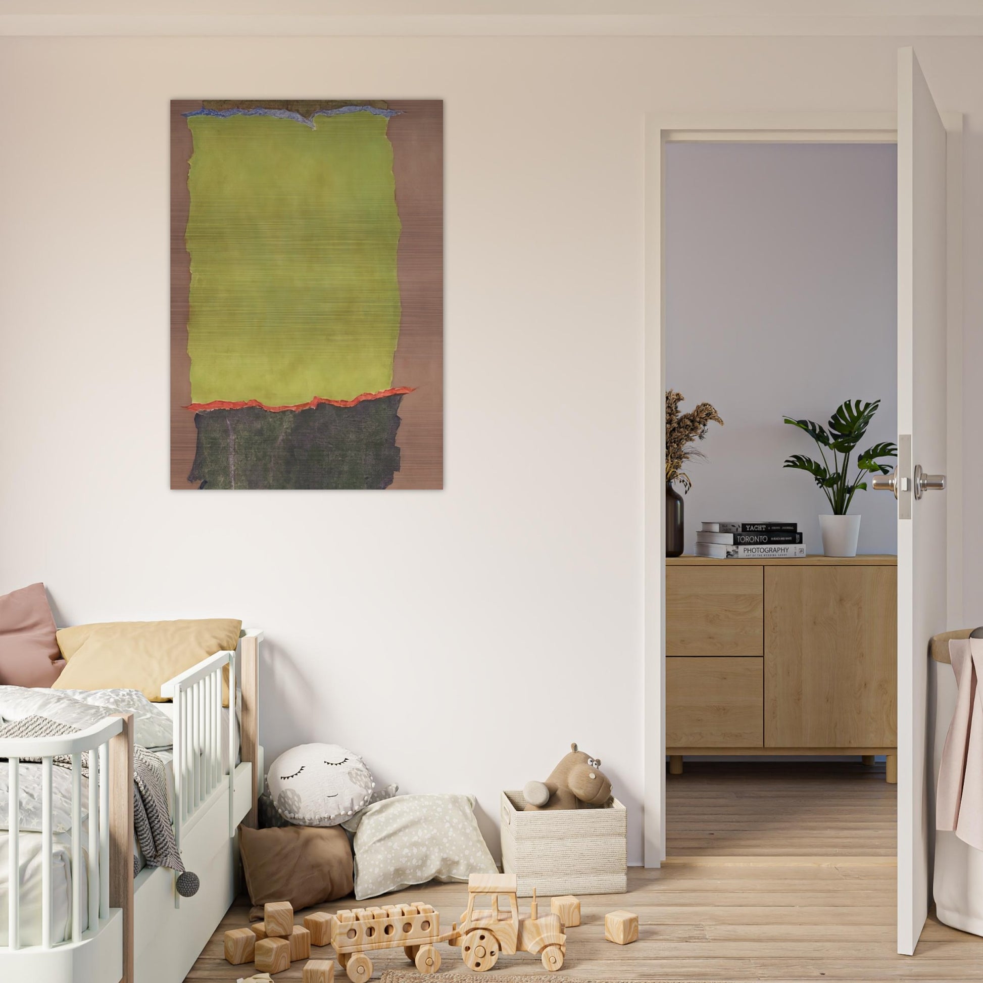 Infinity Field #2 Lefkada Series - 1978 - Theodoros Stamos Brushed Aluminum Print - 70x100 cm / 28x40 inches | Theodoros Stamos Aluminum Print | Theodoros Stamos Prints