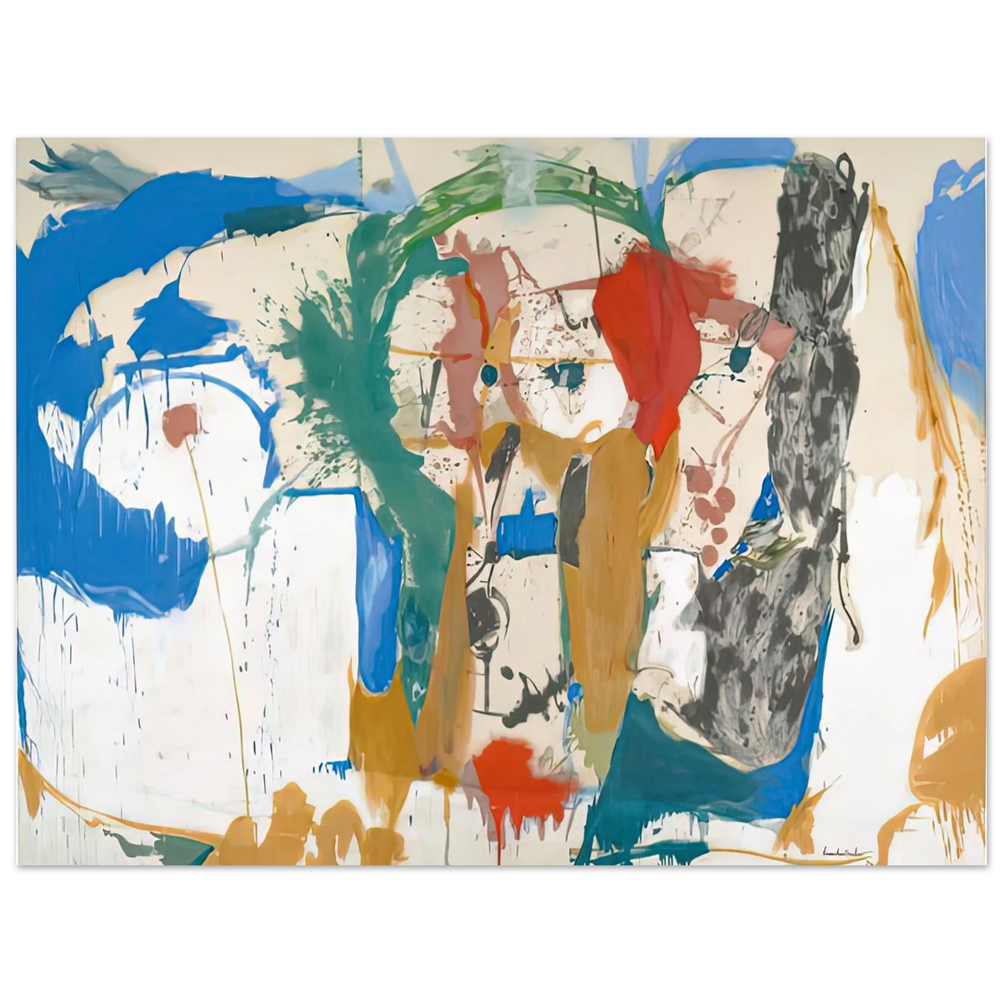 Helen Frankenthaler - Madridscape, 1959- Wall Art - 21x29.7 cm / 8x12" - Fine Art Poster - -