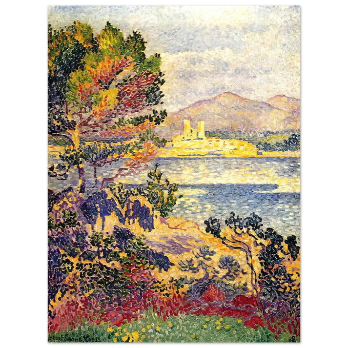 Henri-Edmond Cross - Antibes, Morning  75x100 cm / 30x40inches Fine Art Poster