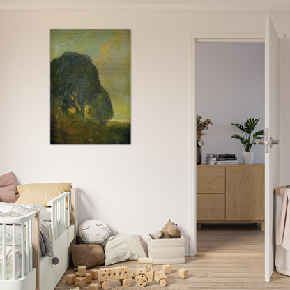 Landscape - Tonalism - Xavier Martinez Brushed Aluminum Print - 70x100 cm / 28x40 inches | Xavier Martinez Aluminum Print | Xavier Martinez Prints