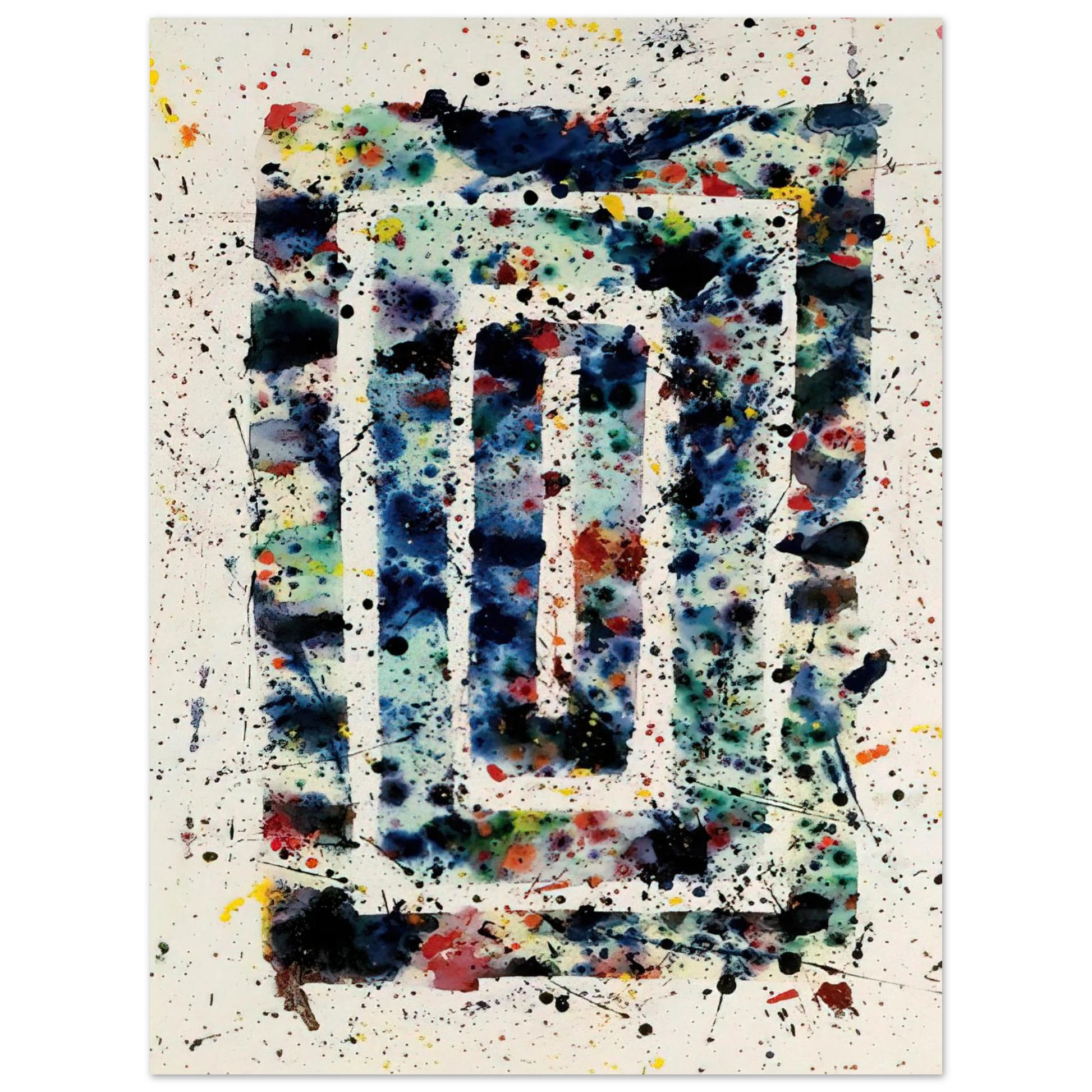Sam Francis - Untitled  SF75-102  Fine Art Poster - Default Title