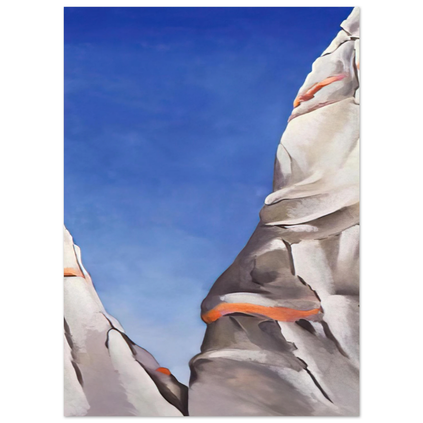 Georgia O'Keeffe - Blue Sky Fine Art Poster - 75x100 cm / 30x40 inches