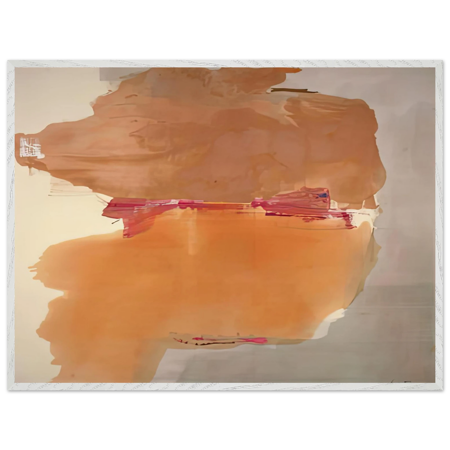 Helen Frankenthaler - Sphinx, 1976- Wall Art - 30x40 cm / 12x16 inches - Premium Wooden Framed Poster With Fine Art Paper - White frame