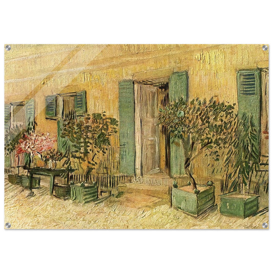 Exterior of a Restaurant at Asnieres - Vincent van Gogh Acrylic Print - 70x100 cm / 28x40″ inches