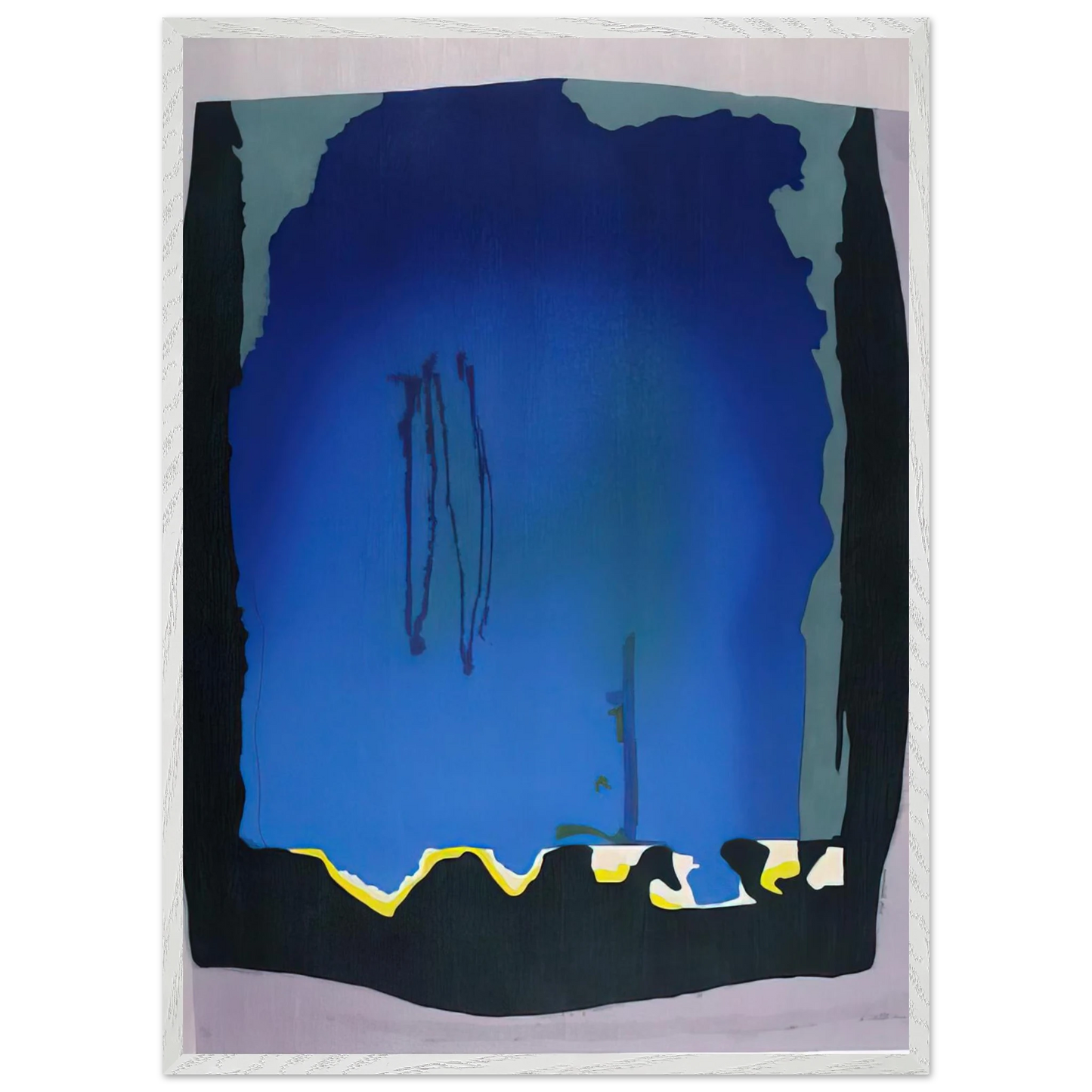 Helen Frankenthaler - Freefall - 1992 Wall art - 40x50 cm / 16x20 inches - Fine Art Poster - -