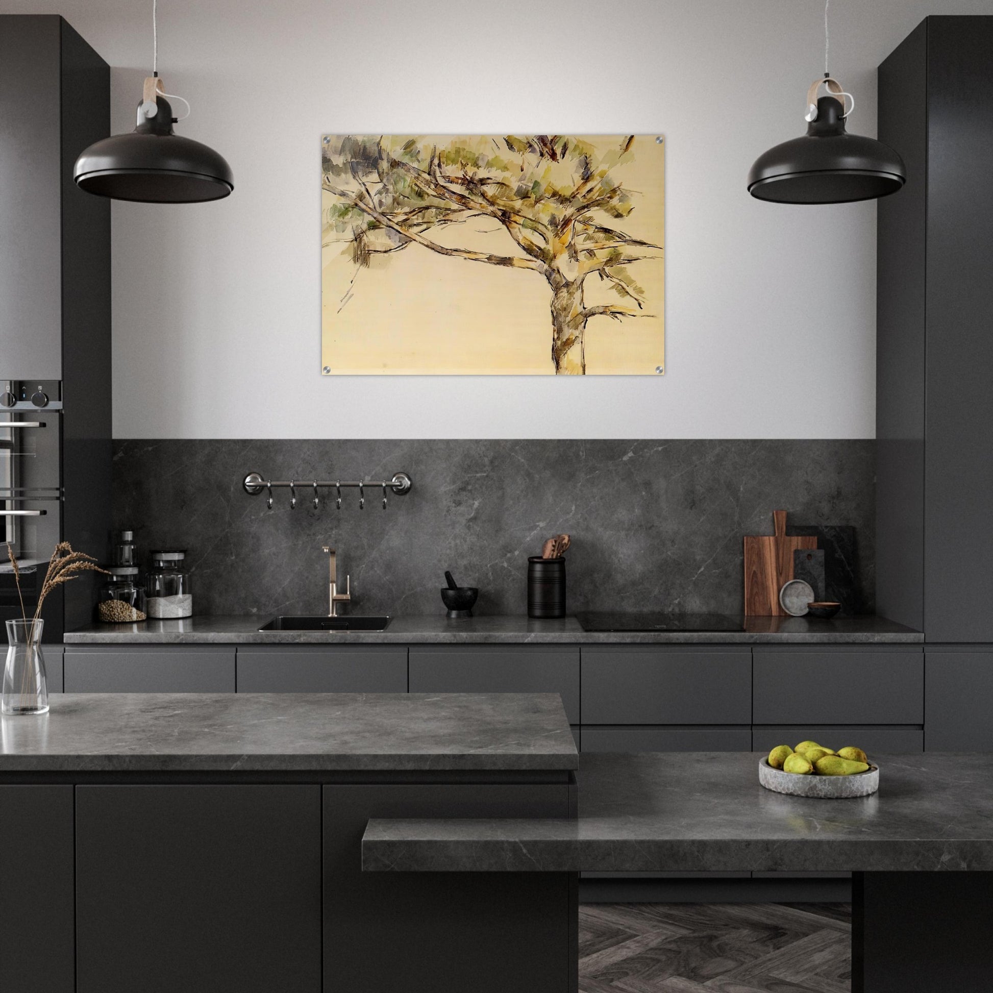 Large Pine - Paul Cézanne Acrylic Print - 70x100 cm / 28x40″ inches