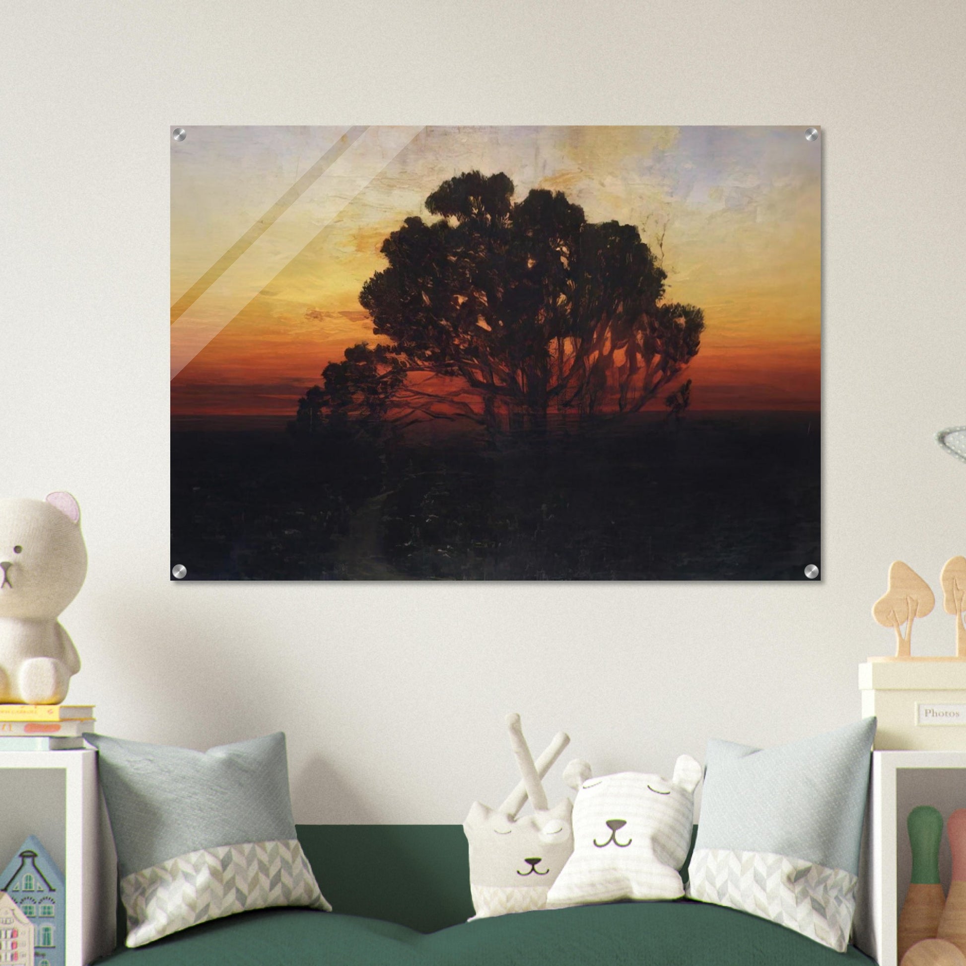 Evening - Arkhyp Kuindzhi Acrylic Print - 70x100 cm / 28x40″ inches | Arkhyp Kuindzhi Wall Art | Arkhyp Kuindzhi Prints