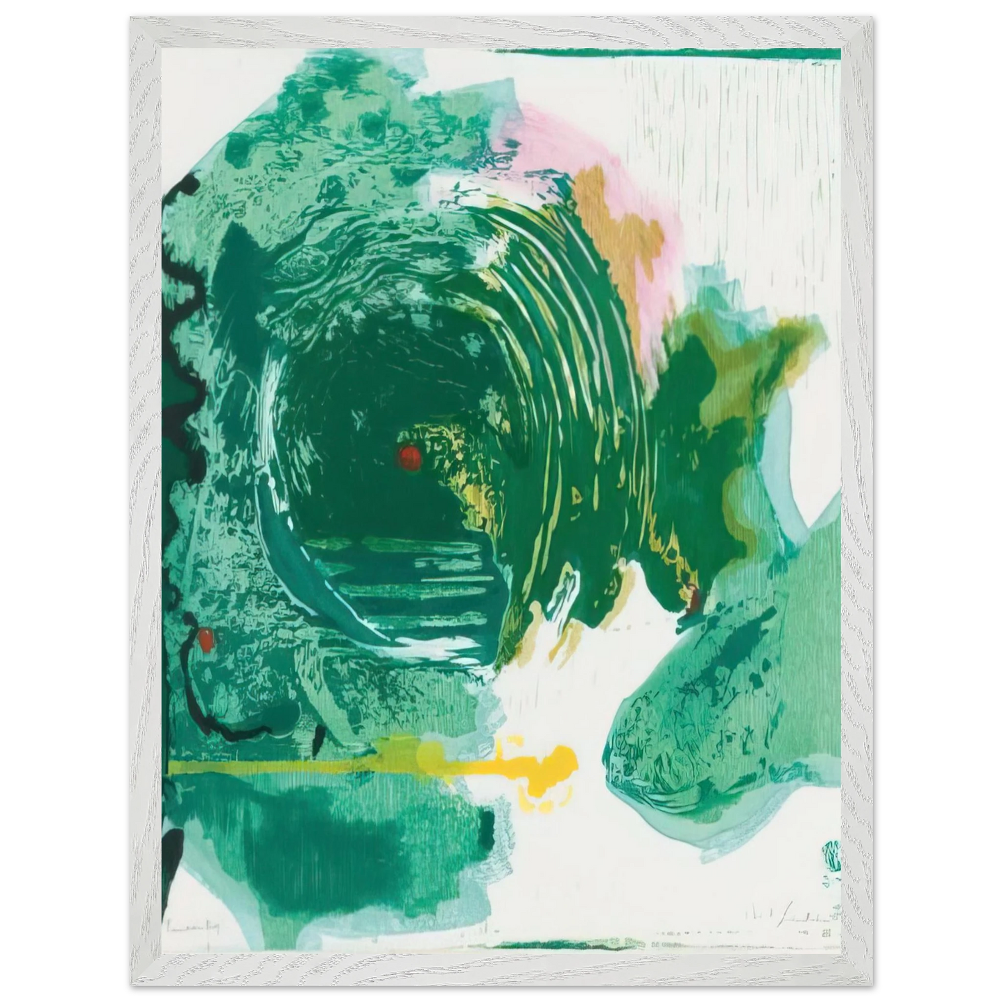 Helen Frankenthaler - Radius - 1993 Wall art - 45x60 cm / 18x24 inches - Fine Art Poster - -
