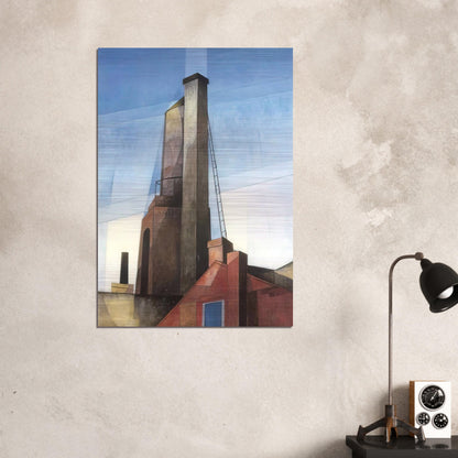 Aucassin and Nicolette - 1921 - Charles Demuth Brushed Aluminum Print - 70x100 cm / 28x40 inches | Charles Demuth Aluminum Print | Charles Demuth Prints