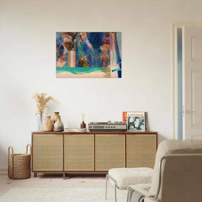 Icon - Sam Gilliam Brushed Aluminum Print - 70x100 cm / 28x40 inches | Sam Gilliam Aluminum Print | Sam Gilliam Prints