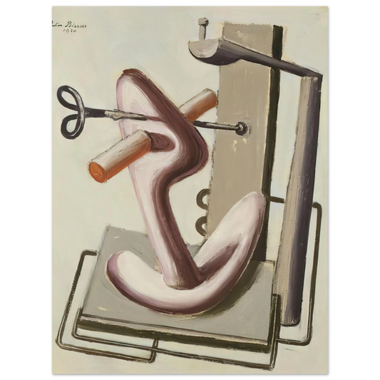Julius Bissier - Astrazione - 1930 Fine Art Poster - Default Title