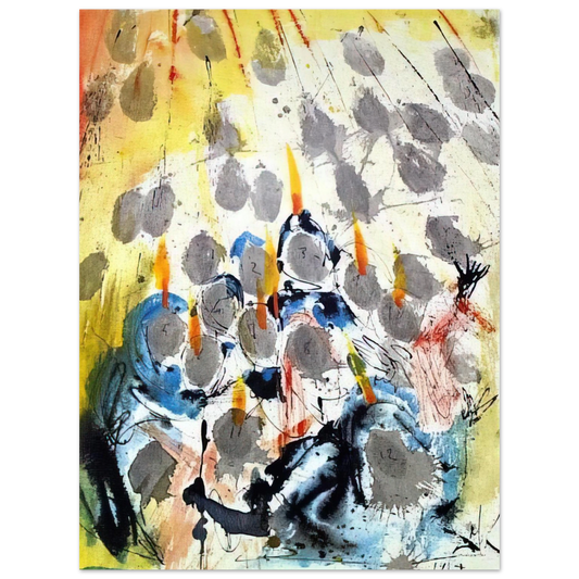 Salvador Dali - APPARUERUNT ILLIS DISPERTITAE LINGUAE ACTS 1 14 1967 Fine Art Poster - Default Title