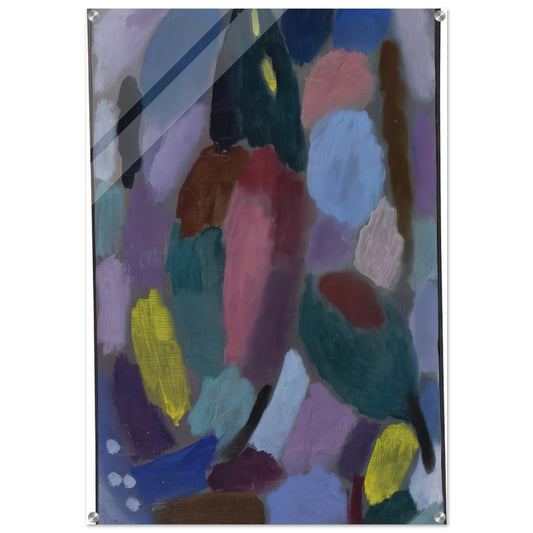 VARIATION FIELD OF TULIPS 1916 - Alexej von Jawlensky Acrylic Print - 70x100 cm / 28x40″ inches