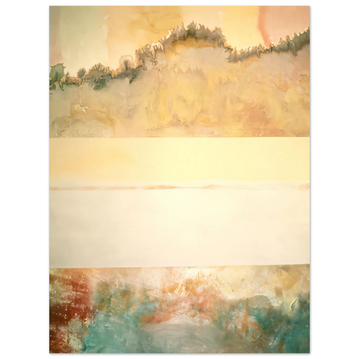 Ronnie Landfield - Cripple Creek - 1969  75x100 cm / 30x40inches Fine Art Poster