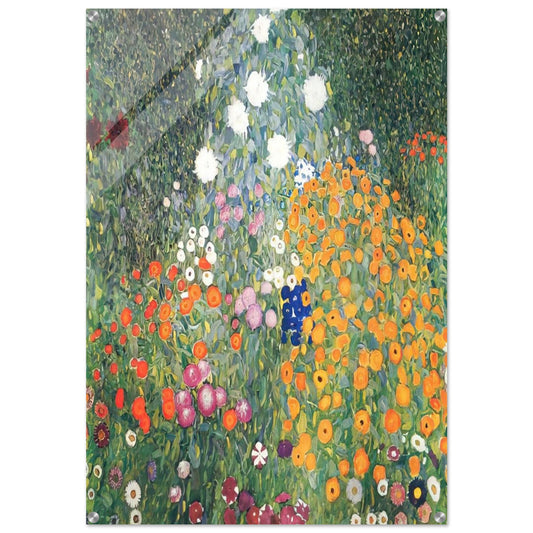 FLOWER GARDEN 1907 - Gustav Klimt Acrylic Print - 70x100 cm / 28x40″ inches