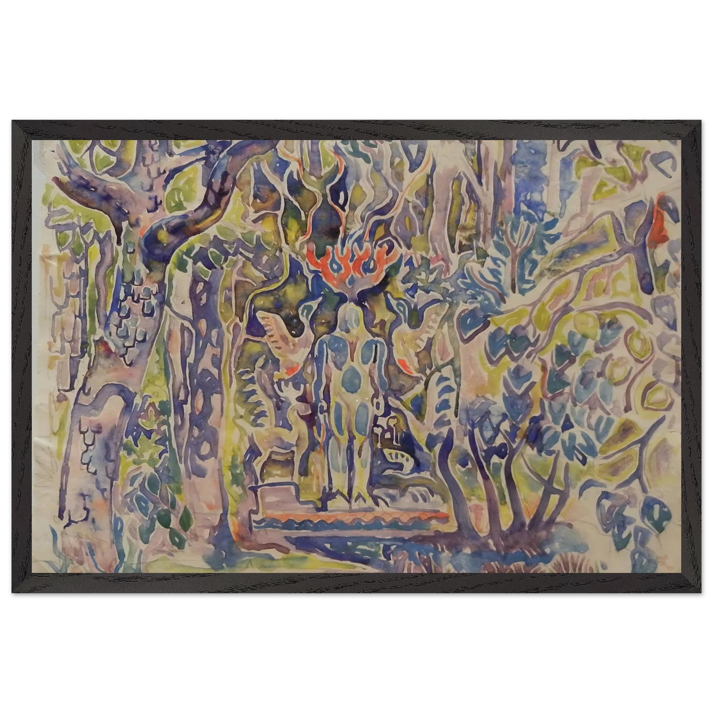 Walter Inglis Anderson - Walter Anderson Wall art - A2 (42 x 59.4  cm) - Premium Wooden Framed Poster With Fine Art Paper - Wood frame