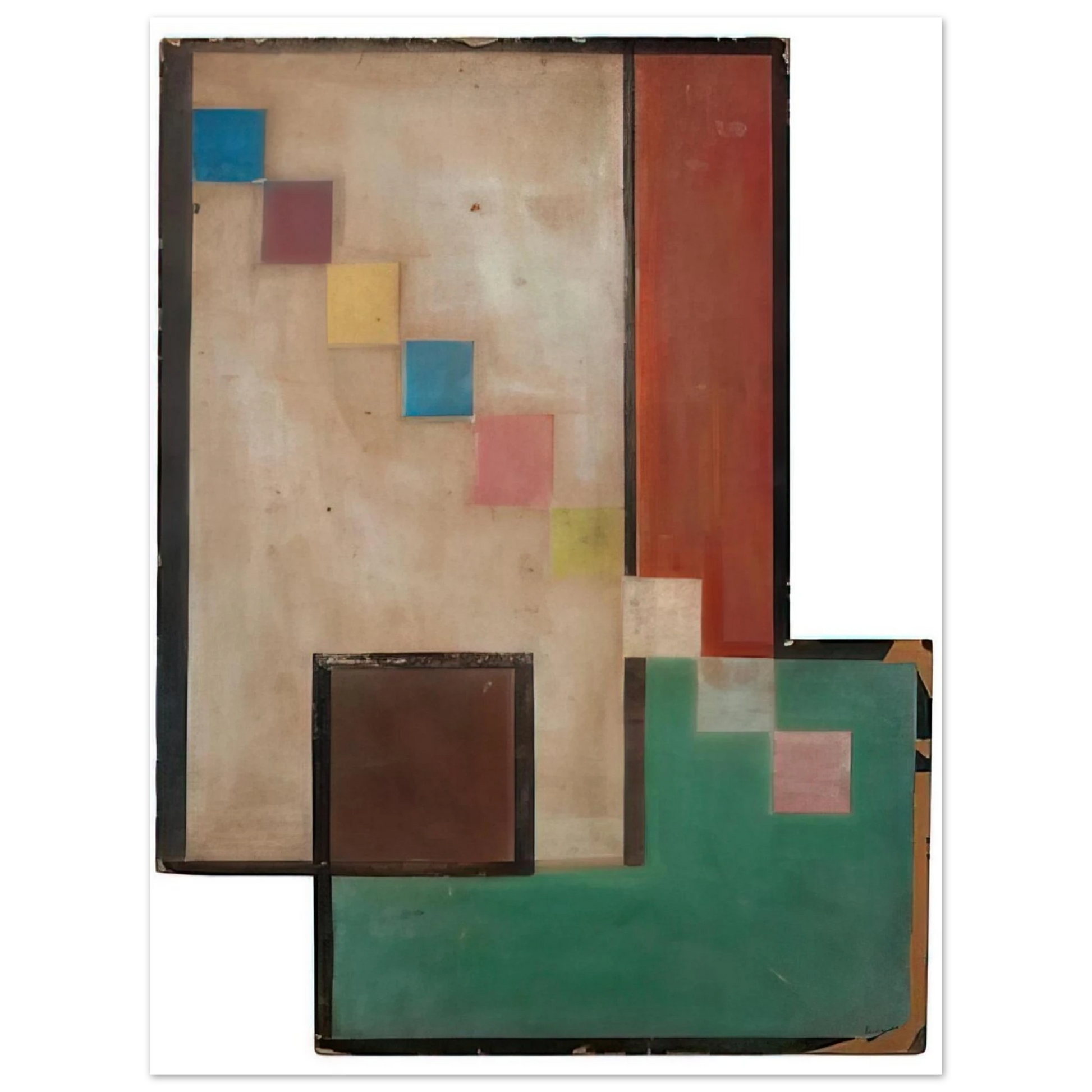 Carmelo Arden Quin - Diagonel des Carrès - 1936 Fine Art Poster - Default Title