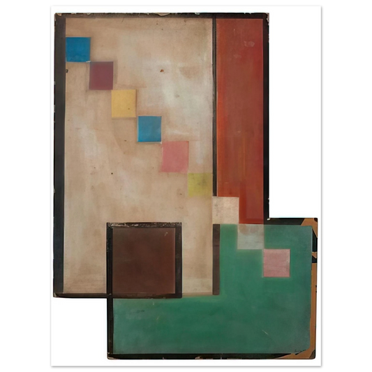 Carmelo Arden Quin - Diagonel des Carrès - 1936 Fine Art Poster - Default Title