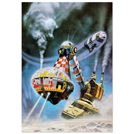 Chris Foss - Chris Foss Brushed Aluminum Print - 70x100 cm / 28x40 inches | Chris Foss Aluminum Print | Chris Foss Prints