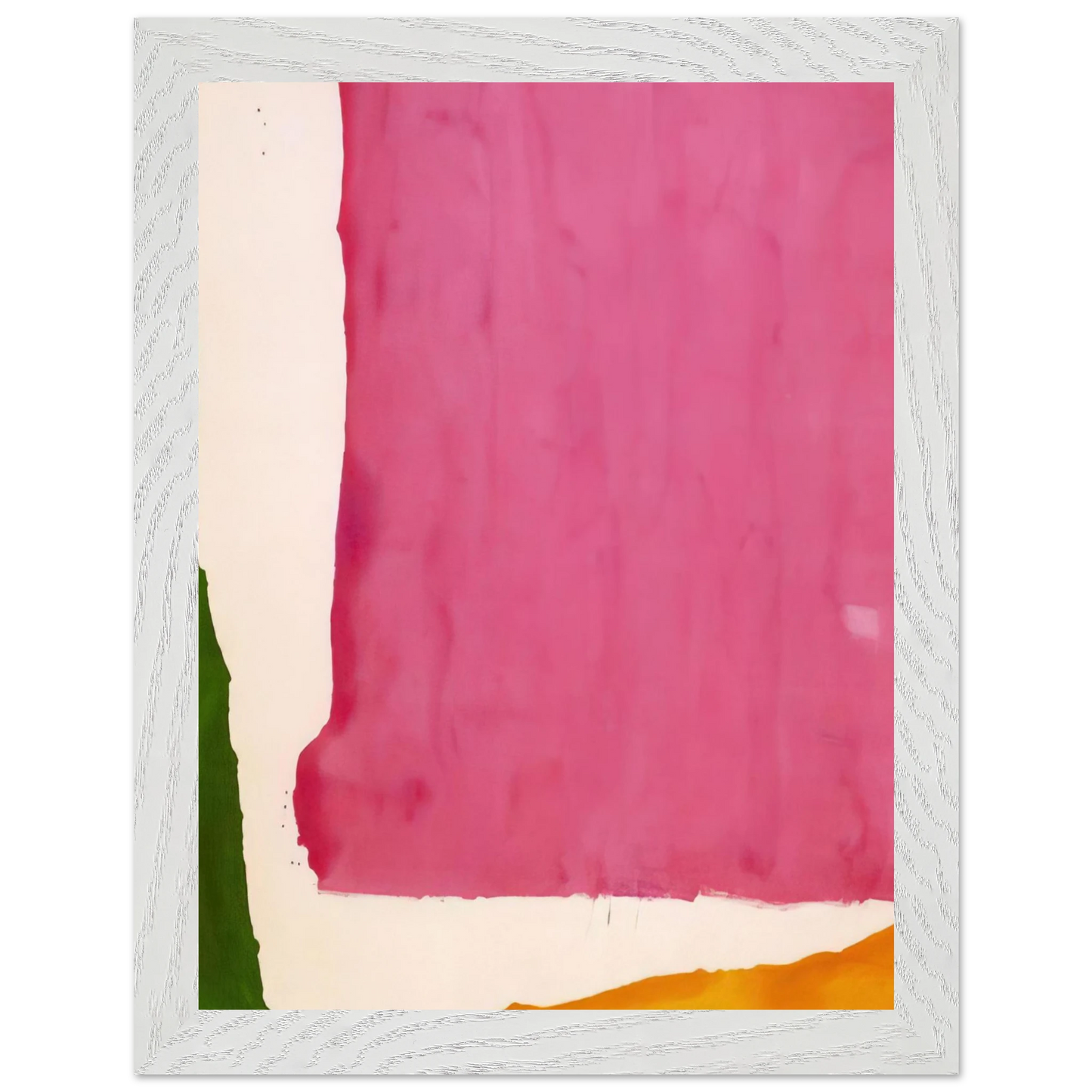 Helen Frankenthaler - Mauve District - 1966 Wall art - 70x100 cm / 28x40 inches - Premium Wooden Framed Poster With Fine Art Paper - Black frame