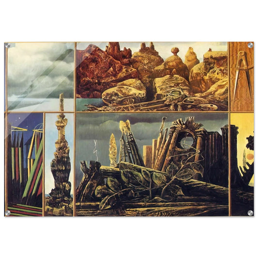 Painting for Young People - Max Ernst Acrylic Print - 70x100 cm / 28x40″ inches