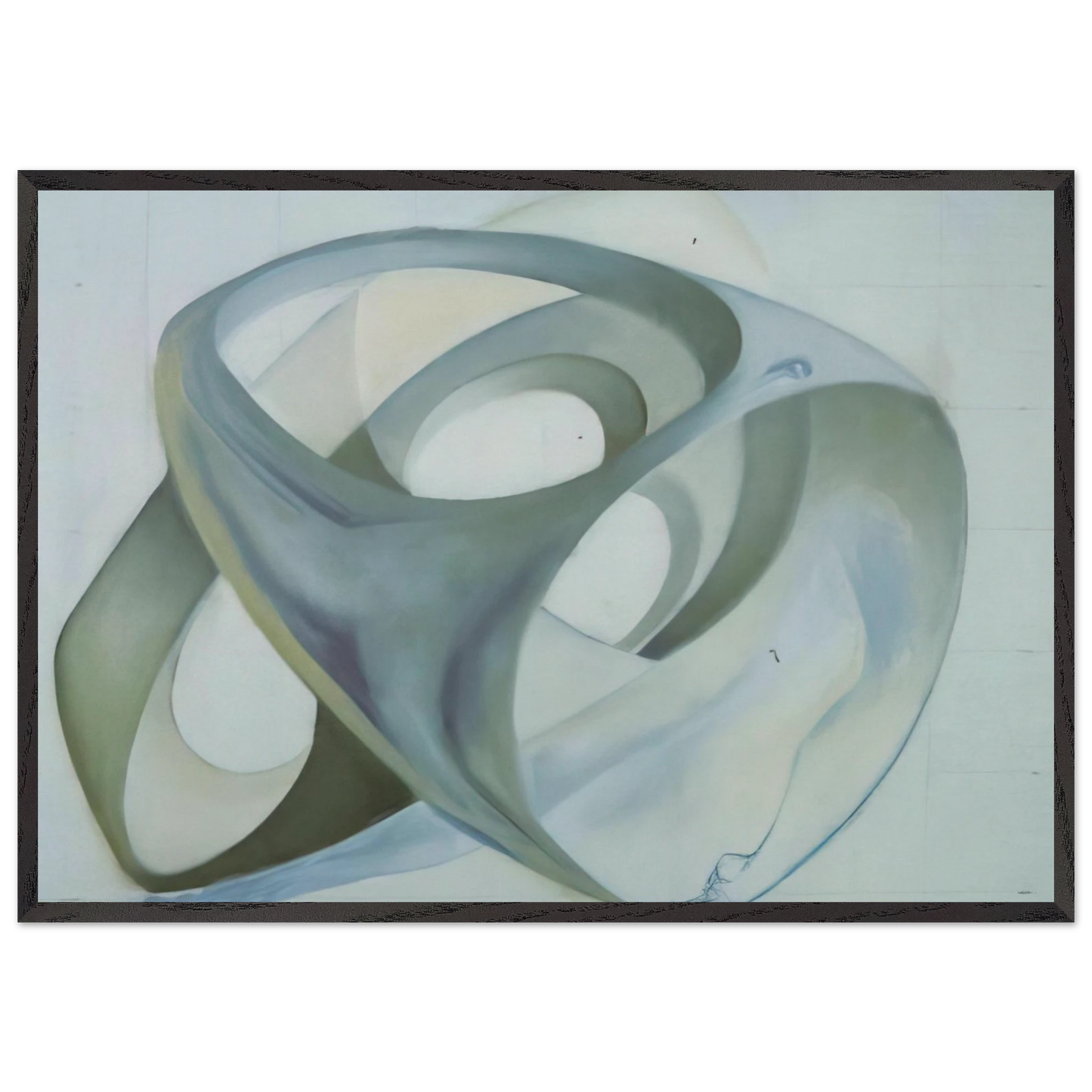 TOPOLOGICAL CONTORTION OF A FEMALE FIGURE - Salvador Dali Framed Art Print – Black Wooden Frame - Default Title - -Framed Art Print