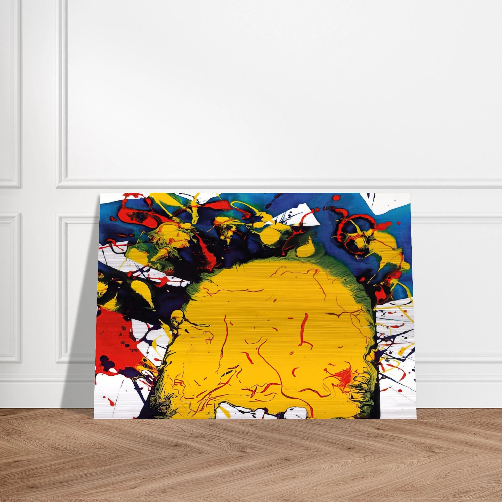 Untitled  SFP94-141  SFF 1811  - Sam Francis Brushed Aluminum Print - 70x100 cm / 28x40 inches | Sam Francis Aluminum Print | Sam Francis Prints