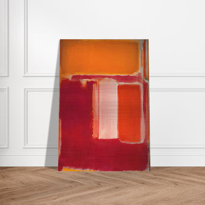 Yellow, Cherry, Orange - 1947 - Mark Rothko Brushed Aluminum Print - 70x100 cm / 28x40 inches | Mark Rothko Aluminum Print | Mark Rothko Prints