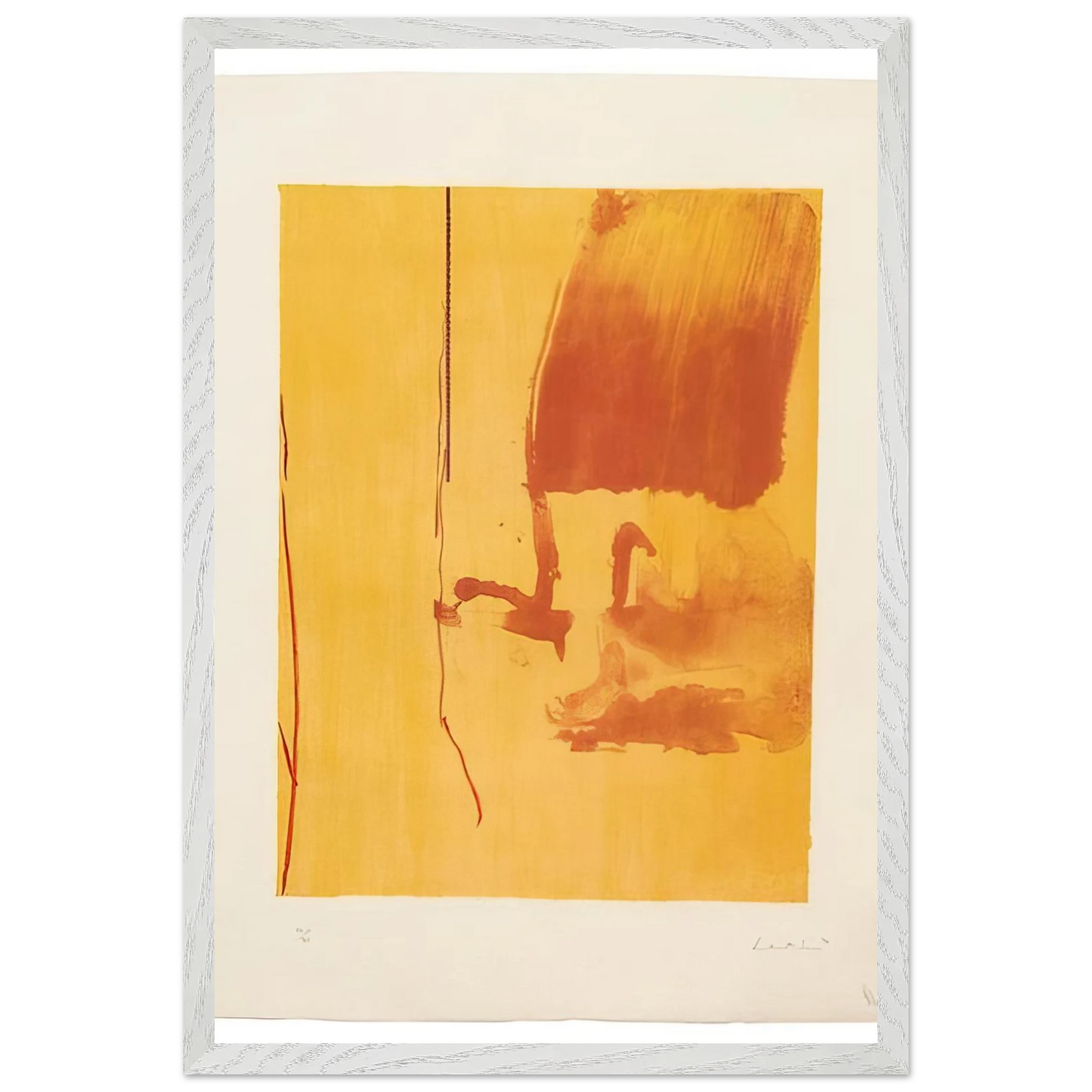 Helen Frankenthaler - Harvest - 1976 Wall art - 30x40 cm / 12x16 inches - Premium Wooden Framed Poster With Fine Art Paper - Black frame