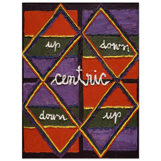 Alfred Jensen - Interlacing Colors I - 1959 Fine Art Poster - Default Title