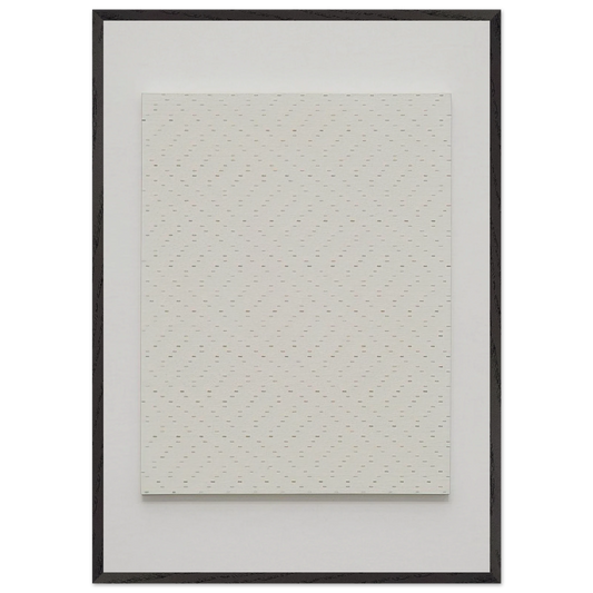 Tous les 5 cm tous les 6 cm No 74075 - 1974 - Francois Morellet Framed Art Print – Black Wooden Frame - Default Title - -Framed Art Print