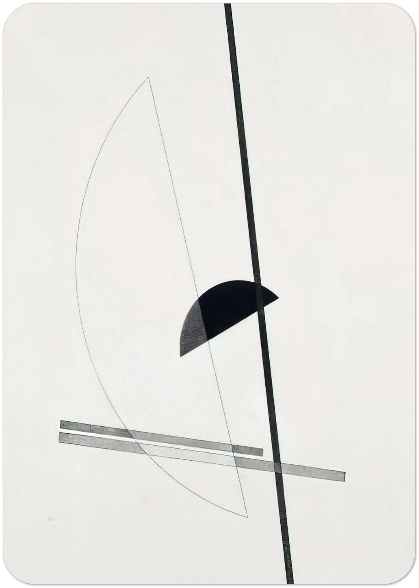 Construction By Laszlo Moholy-Nagy Pack of 10 Post Cards | Laszlo Moholy-Nagy Post Cards | A6 (10.5 x 14.8 cm) - 4.1 x 5.8 inches