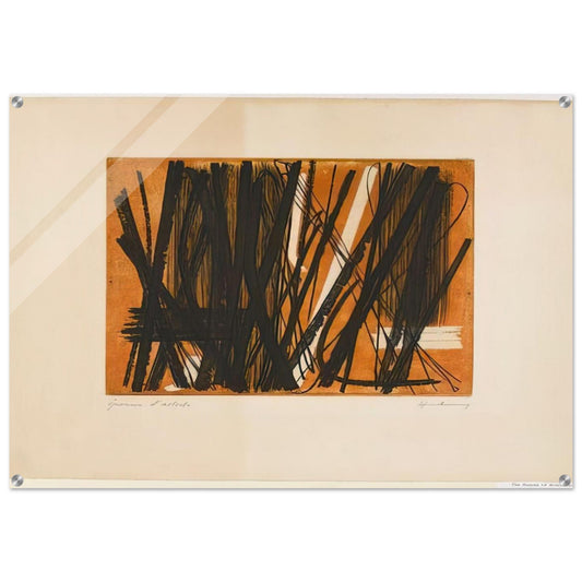 Etching #5 - 1953 - Hans Hartung Acrylic Print - 70x100 cm / 28x40″ inches | Hans Hartung Wall Art | Hans Hartung Prints