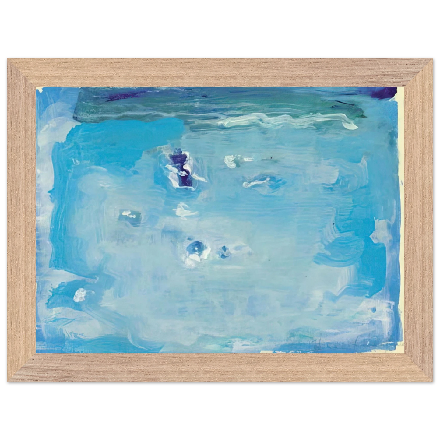 Helen Frankenthaler - Untitled - Color Field Painting, Lyrical Abstraction Wall art - A1 (59.4 x 84.1  cm) - Fine Art Poster - -