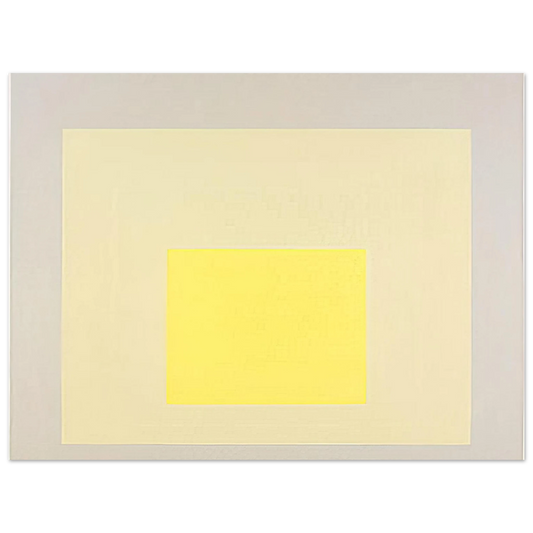 Josef Albers - HOMAGE TO THE SQUARE AMALGAMATING 1971 Fine Art Poster - Default Title