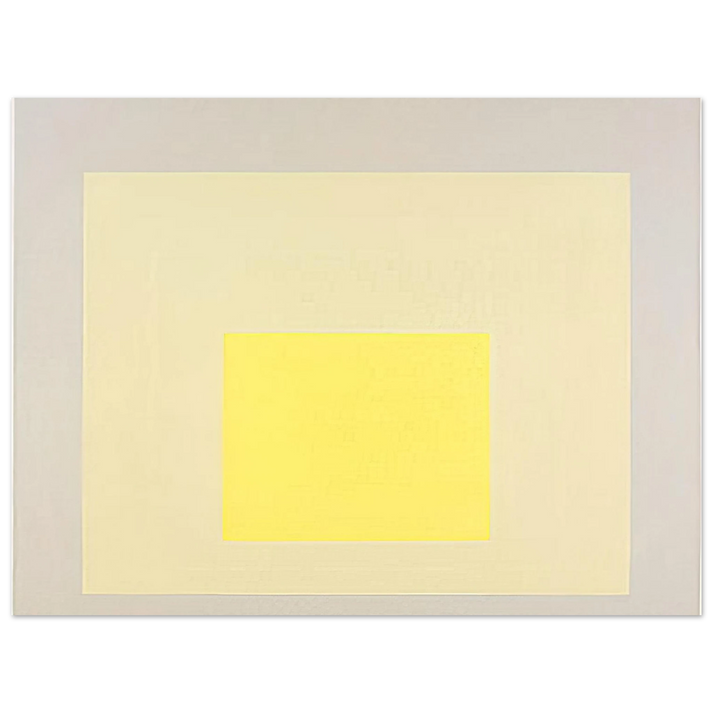 Josef Albers - HOMAGE TO THE SQUARE AMALGAMATING 1971  75x100 cm / 30x40inches Fine Art Poster