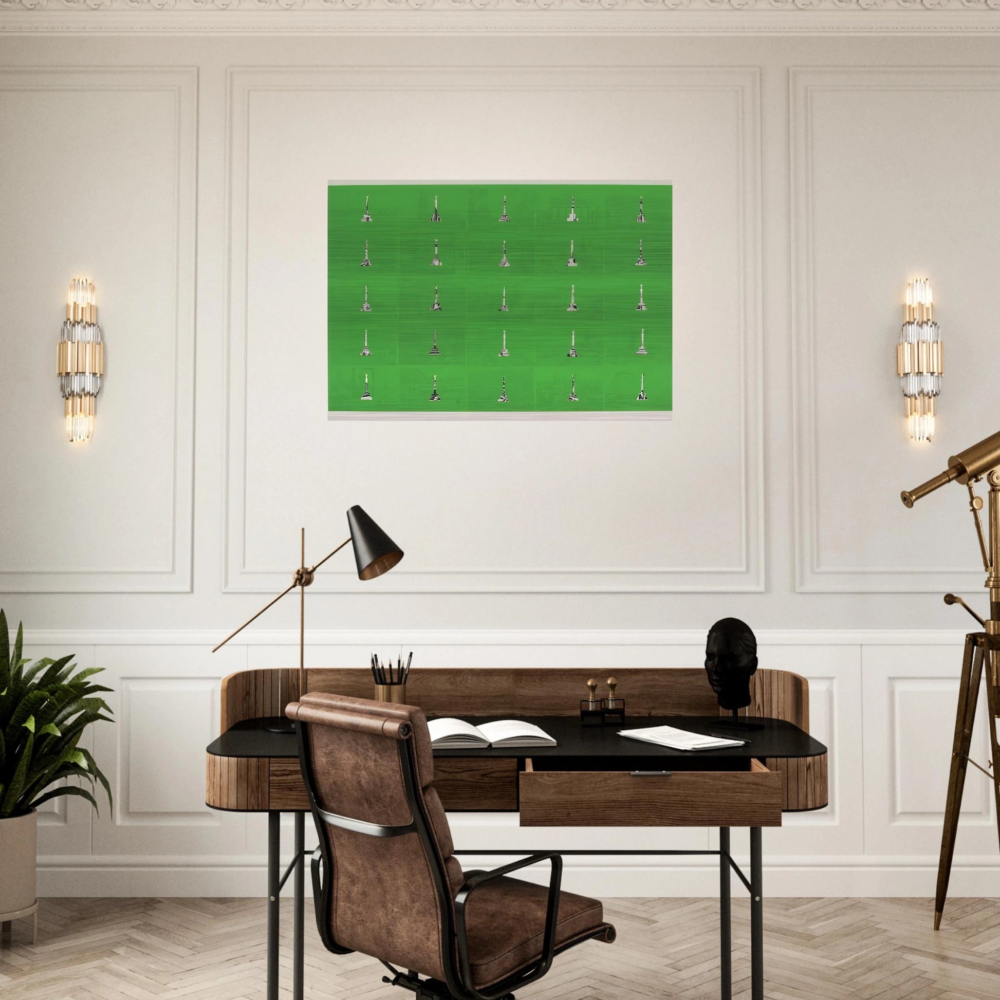 Berlin 1 - 1970 - Dieter Roth Brushed Aluminum Print - 70x100 cm / 28x40 inches | Dieter Roth Aluminum Print | Dieter Roth Prints